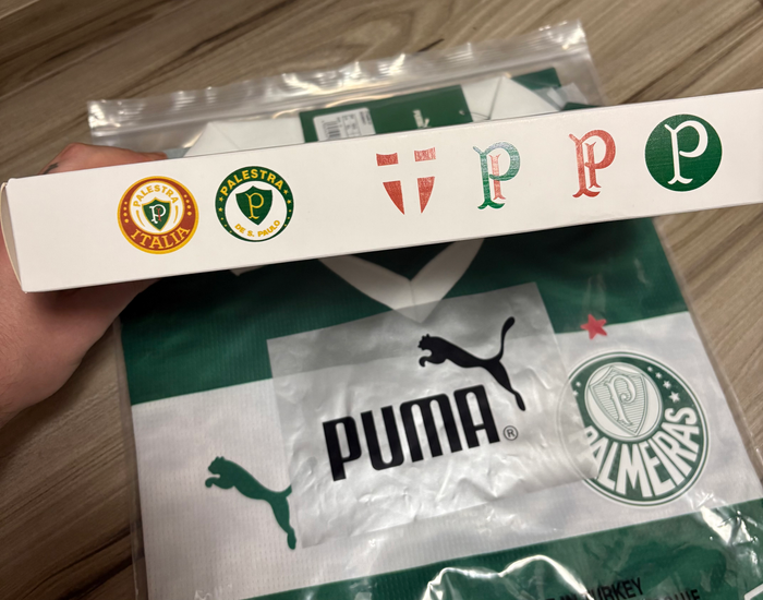 Caixinha para presente Palmeiras