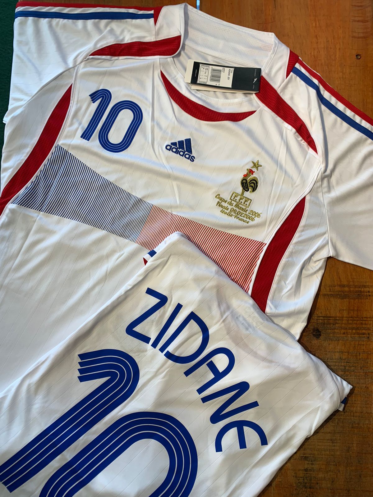 França 2006 N#10 Zidane  (Retrô)
