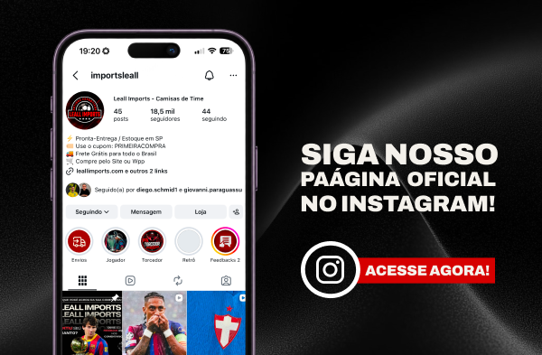 Siga nossa página oficial no Instagram