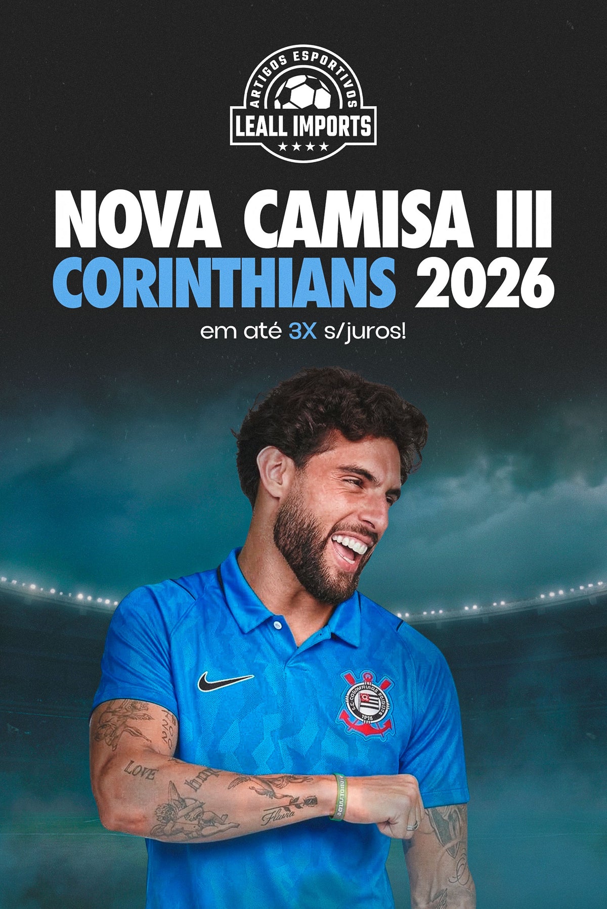Nova camisa III Corinthians 2026