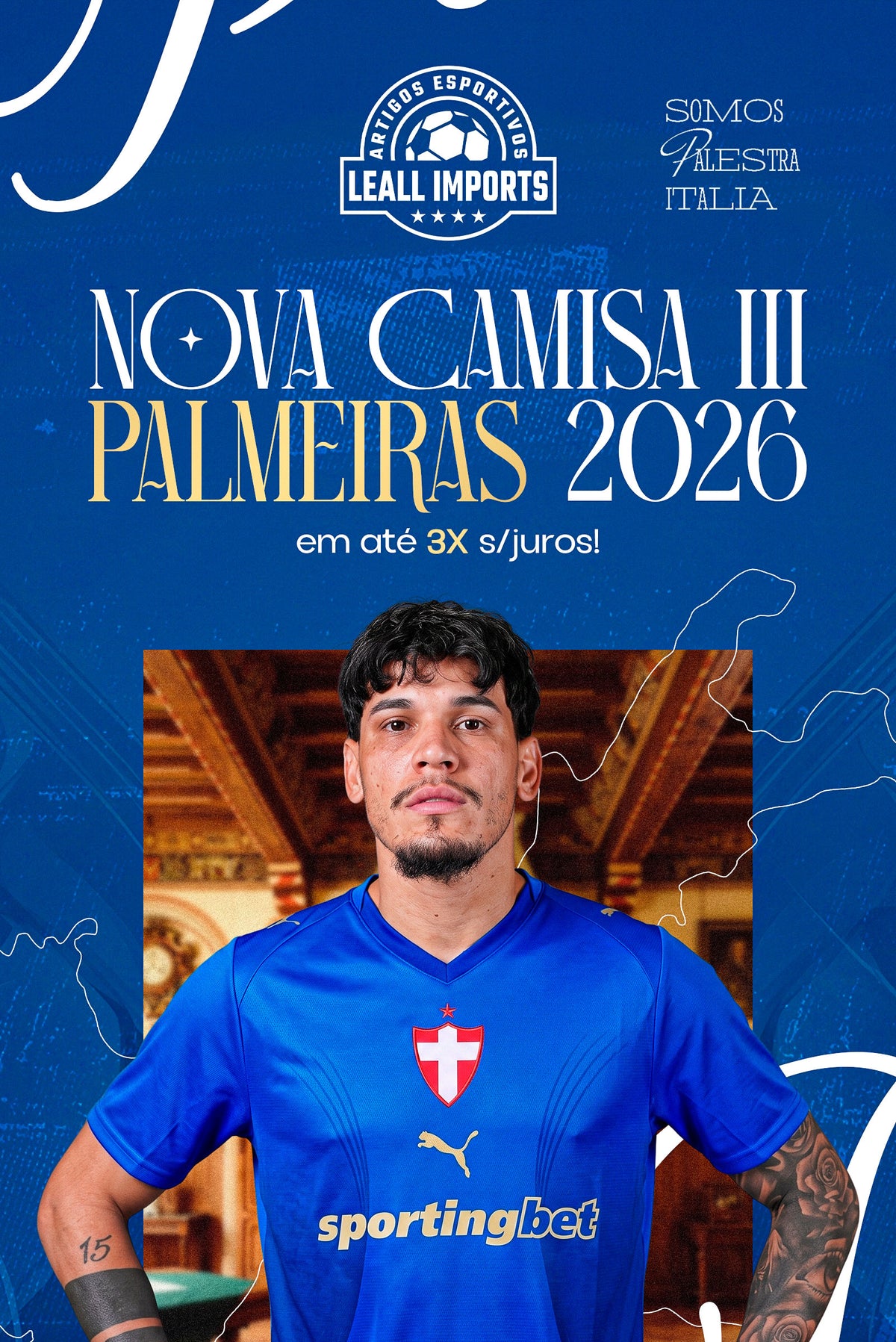 Nova camisa III Palmeiras 2026